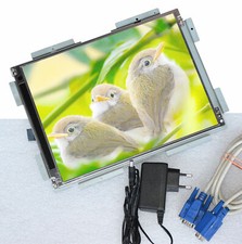 30cm 12" TFT MONITOR OPENFRAME DISPLAY BRAUCHT 12V NUR 6W MIT POWER SUPPLY M-08