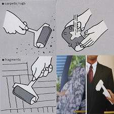 1x Kleiderrolle Fusselroller Fusselrolle abwaschbar Tierhaarentferner