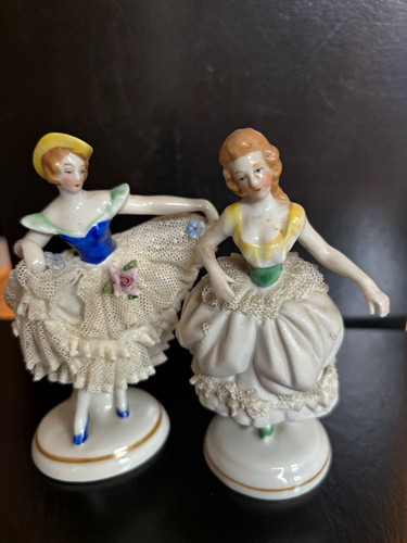 Porzellanfigur ballerina - 2x,