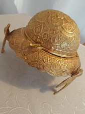 Vintage Persian Gold Plated Caviar Dish 470EUR.  auf VB - Antik, Vergoldet