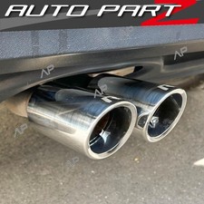 2x Edelstahl Auspuffblenden Endrohrblende für VW GOLF 5 GTI Tiguan 5N Passat B7