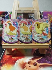 Pokémon TCG Topps Taubsi #16, Tauboga #17 und Tauboss #18 deutsch Vintage