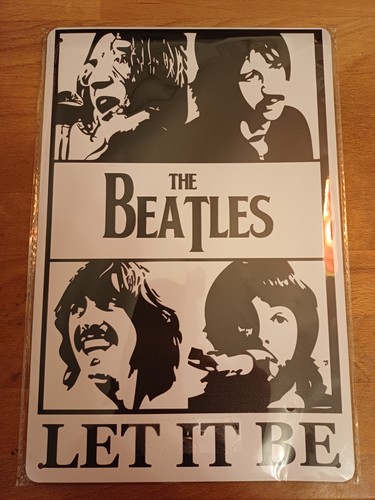 Metallschild the beatles - the, –