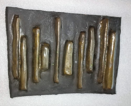 Abstrakte kunst reliefskulptur - abstrakte,