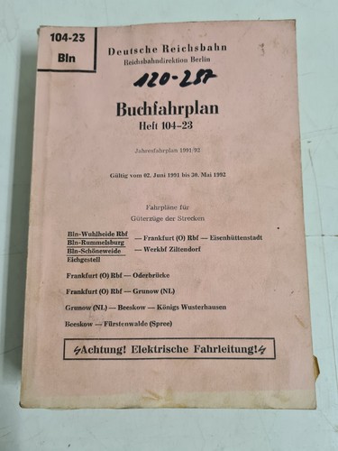 Buchfahrplan heft 104 - buchfahrplan,