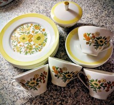 4er Gedeck☕ Tassen Teller