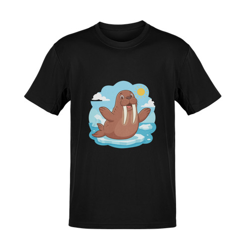 Shirt walross auf eisscholle - t-shirt,