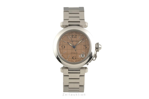 Cartier pasha edelstahl - cartier,