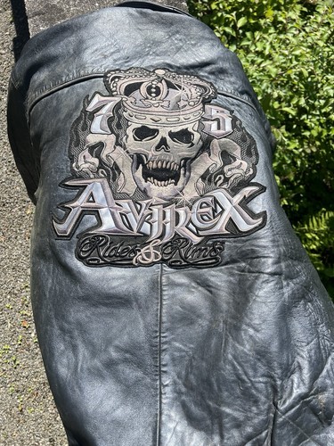 Avirex lederjacke vintage - lederjacke,