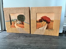 Mediterrane Wandbilder mit Putz und umlaufenden Motiv