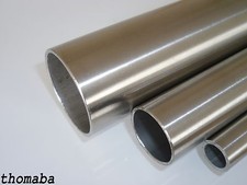 Edelstahlrohr Rohr ab Ø 12x1,5 - 60,3x2,0 mm Rundrohr V2A geschliffen Geländer