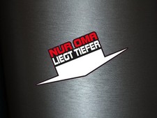 1 x Aufkleber Nur Oma Liegt