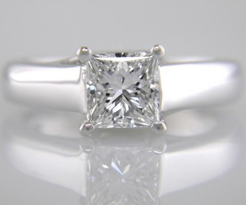 Diamant solitär platin - diamant,