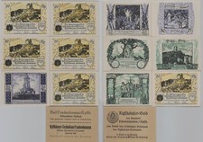 6 x 50 Pfennig Banknoten