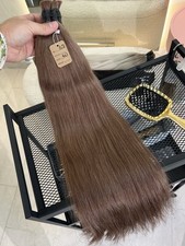 60cm 100gram Slawisch Naturhaar ~ Schnitthaar für Extensions Echthaar, Rohhaar