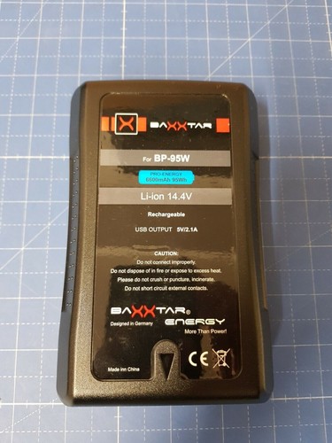 Baxxtar pro mount - v-mount, battery