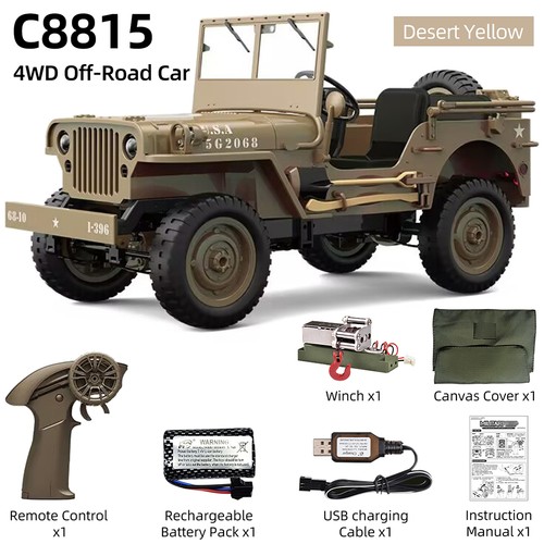 Jjrc c8815 4wd jeep 4g - 4wd, 2.4g