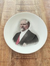 Sehr alter Wandteller Frankreich Raymond Poincaré