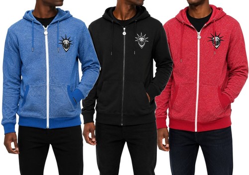 Yld herren full zip - hoodie, mit