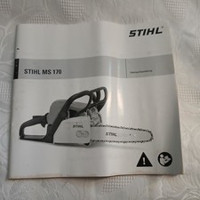 Stihl MS 170 Gebrauchsanleitung -   Motorkettensäge