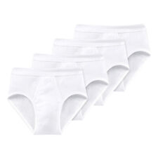 4er Pack Schiesser Herren Feinripp Unterhosen Slips Cotton Essentials Baumwolle