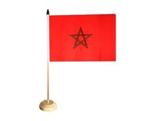 Tischflagge Marokko