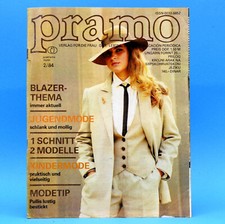 DDR Pramo 2 1984 Praktische Mode Schnittmuster Kindermode Westover Blazer S