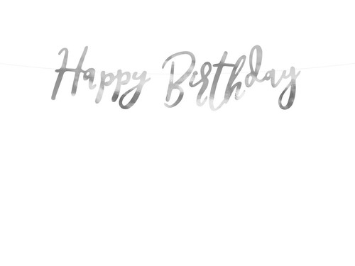Papiergirlande happy birthday - happy,