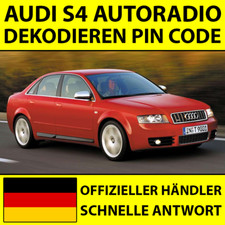 ✅AUDI S4 RADIO DEKODIEREN PIN CODE NAVIGATION RNS-E CHORUS CONCERT SYMPHONY✅