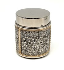 Original ERHARD & SÖHNE Vintage 70er Jahre Zigaretten Spender Dekor Engel Muster