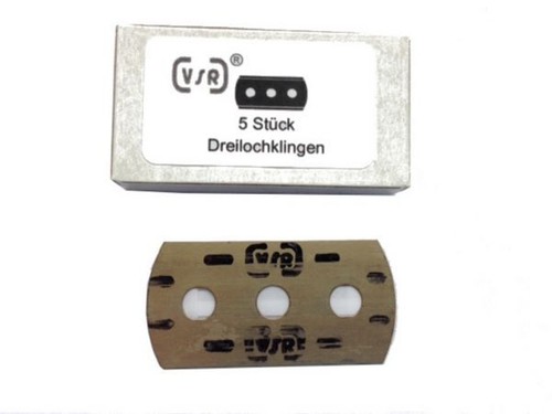Dreilochklingen stück im - stück,