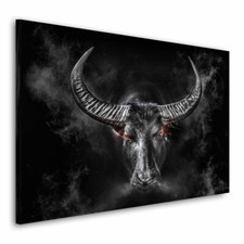 Stier Leinwand Bild Wandbild