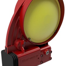 Bakenleuchte für Baustellenabsicherung Doppelseitig Gelb