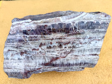 Interessanter Amethyst- Block aus Schlottwitz im Müglitztal Sachsen (Nur gesägt)