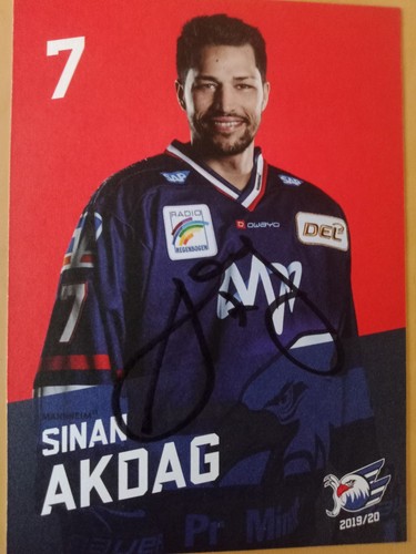 Autogrammkarte adler mannheim - autogrammkarte,