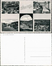 Ansichtskarte Bad Karlshafen 5 Bild: Restaurant, Stadt 1959