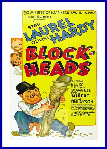 Block headslaurelhardy - block,