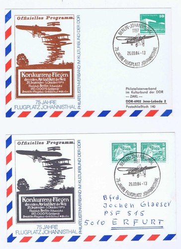 Ddr sonderkarten zum - 2,