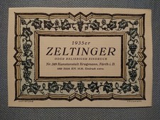 Vintage label wine - label,