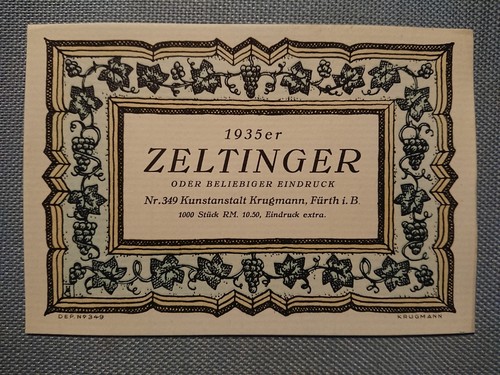 Vintage label wine - vintage,