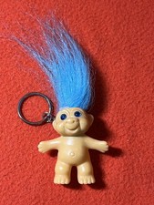 Vintage RUSS Pink Hair Troll Puppe Winzig Klein Mini Miniatur
