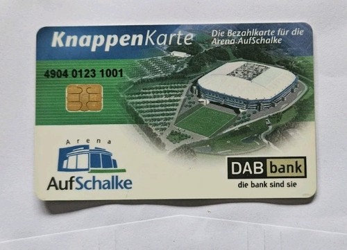 Knappenkarte 2001 fc - knappenkarte, schalke