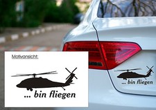 KFZ Aufkleber - "... bin