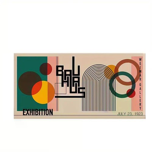 Leinwanddruck bauhaus wohnbild - leinwanddruck,