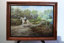 Schönes altes Bild Ölgemälde Künstler ?signiert alt/antik Toller Rahmen