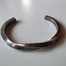 Herrenarmband Wikinger Runen Edelstahl 316L Schmuck Armreif