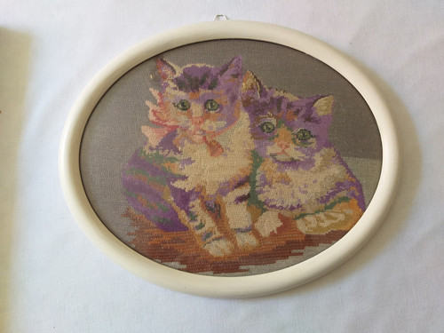 Altes stickbild petit point - petit,