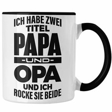 Trendation - Papa und Opa Tasse Geschenk für Opa Weihnachten Geburtstag Lustige