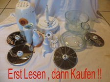 Philips Facilio HR7727 Küchenmaschine Teile Rührschüssel Messer Deckel Reibe