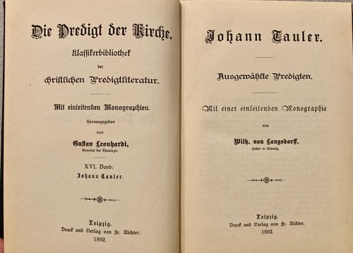 Die predigt der kirche - predigt, johann